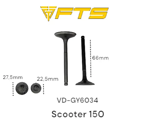 VALVULA ADM / ESC SCOOTER 150