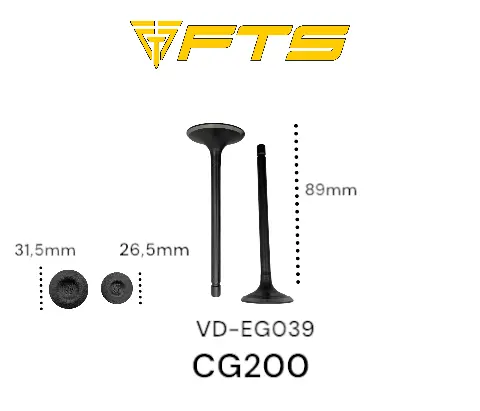 VALVULA ADM / ESC  GEN P/ CG200