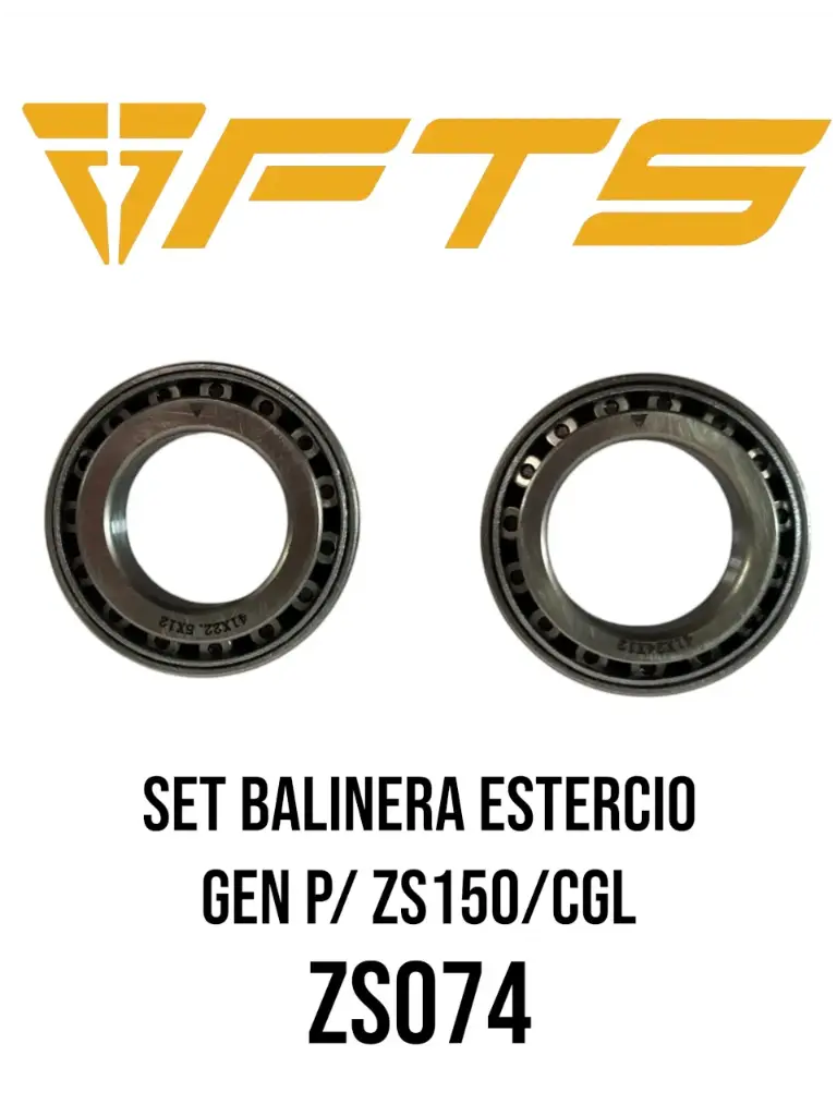 SET BALINERA ESTERCIO GEN P/ ZS150/CGL (41X24X12 Y 41X22X12)