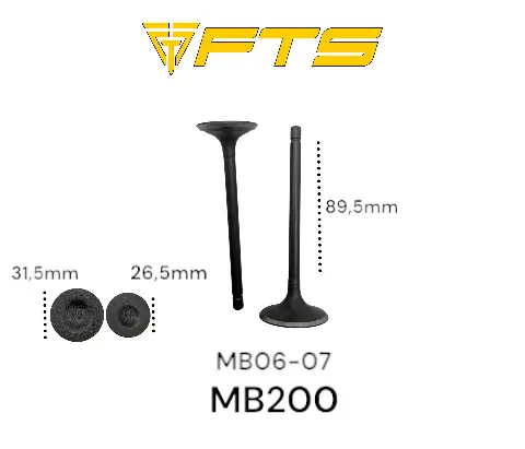 VALVULA ADM / ESC GEN P/  MB200