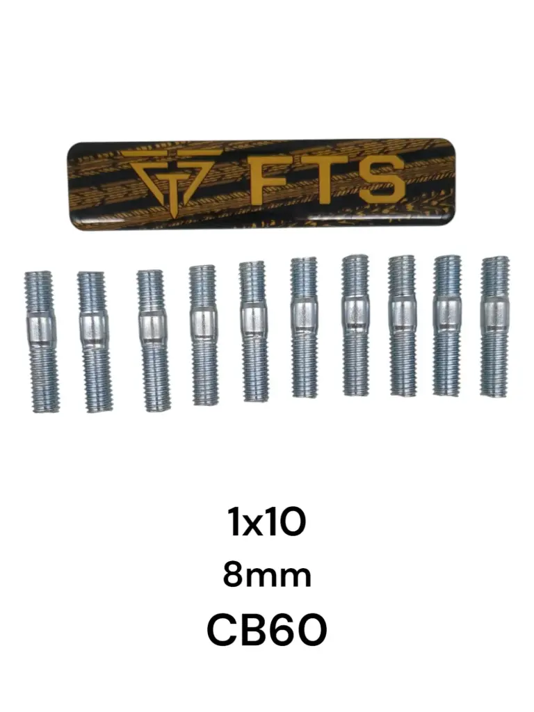 ESPARRAGO MUFLA 8MM X 38MM GEN P/  CB250 1X10