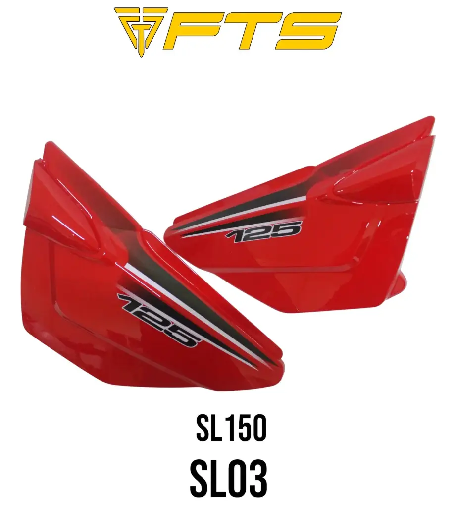 TAPA LATERAL GEN P/  SL150 ROJO