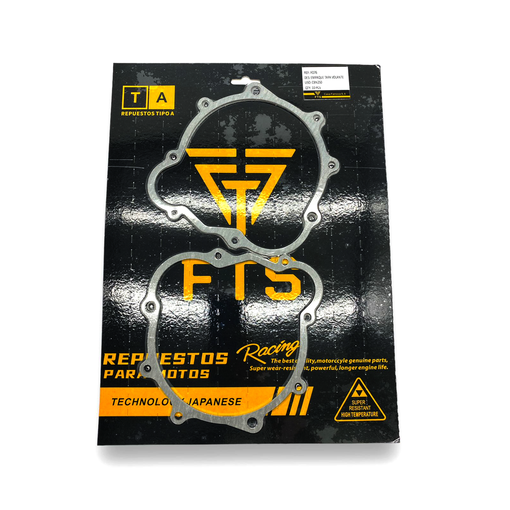 EMPAQUE TAPA VOLANTE 1X10 GEN P/  ZS200/CBN250