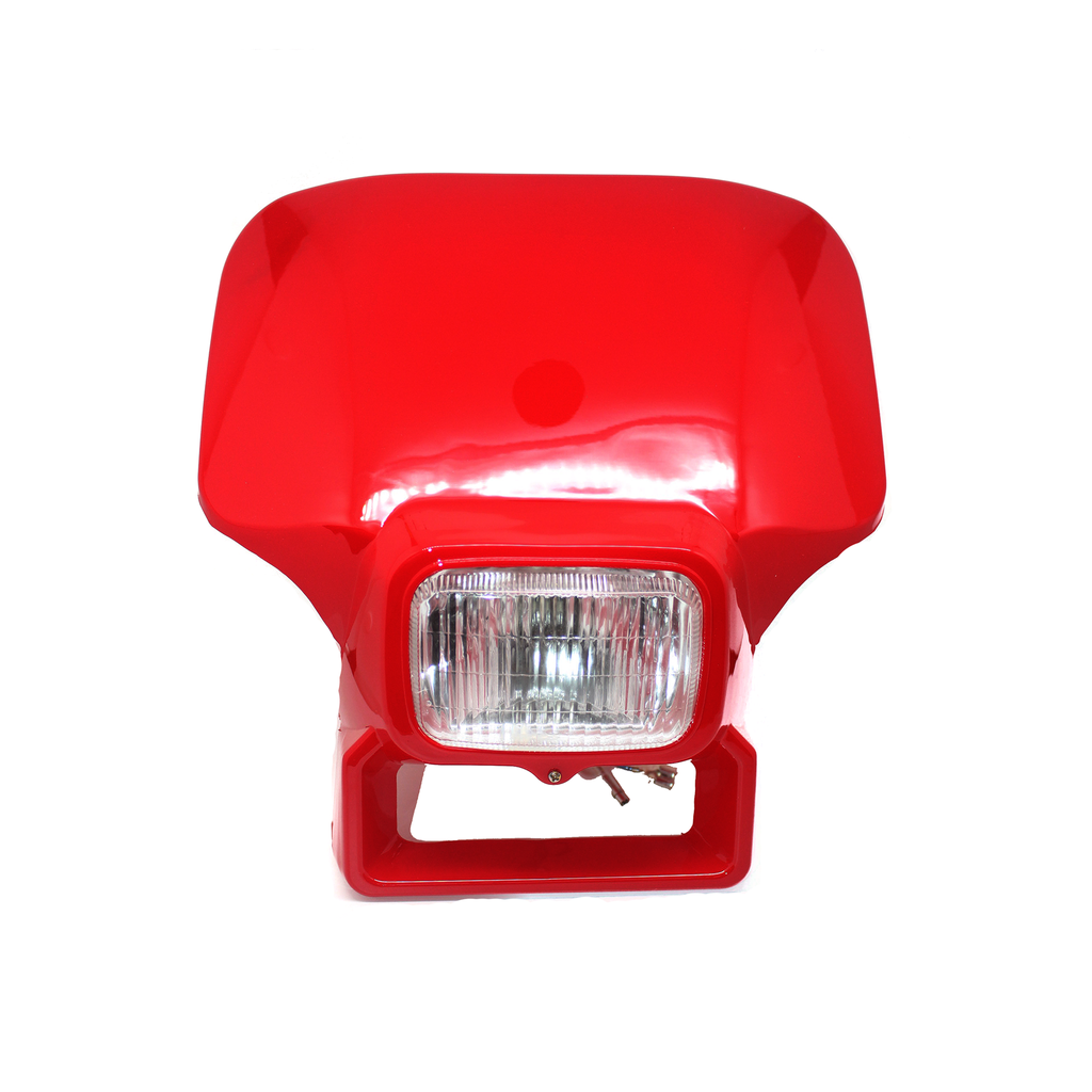 CARETA CON FOCO  GEN P/ XR200 ROJO
