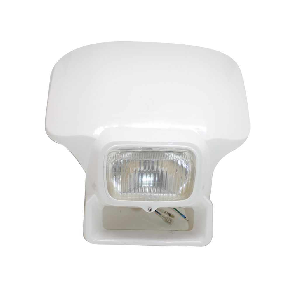 CARETA CON FOCO  GEN P/ XR200 BLANCO