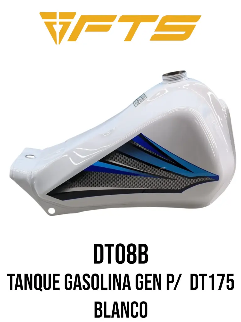TANQUE GASOLINA GEN P/  DT175 BLANCO