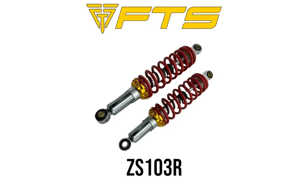 AMORTIGUADOR TRASERO GEN P/ ZS150 ROJO
