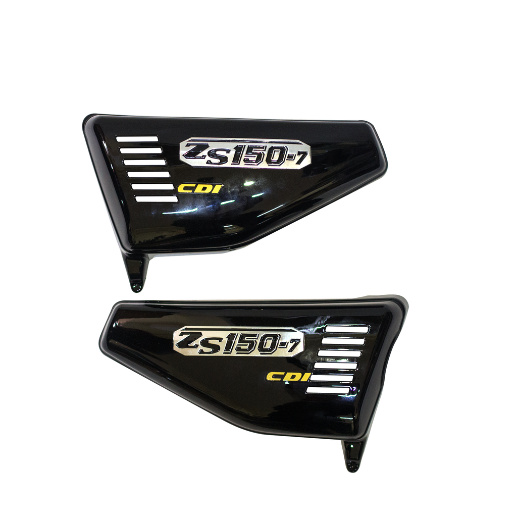 TAPA LATERAL GEN P/ ZS150 NEGRA