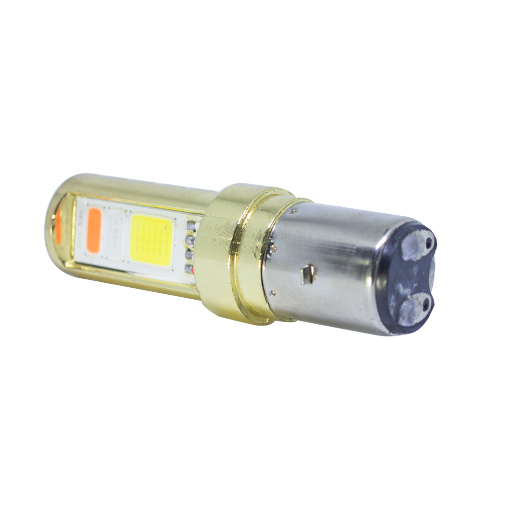 BOMBILLO LED BA20D DORADO