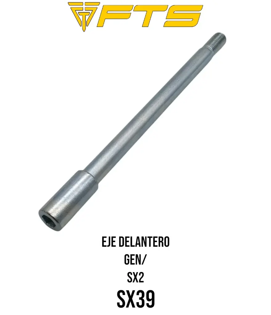 EJE DELANTERO GEN/ SX2 (15MM 23CM )
