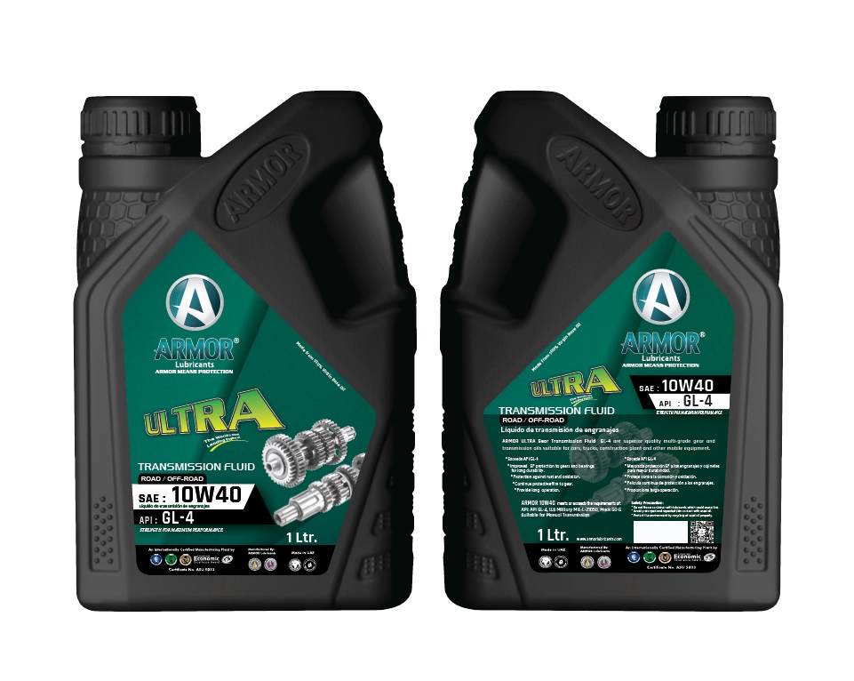 ACEITE ARMOR MOTO TRANSMISION 10W40 API GL-4