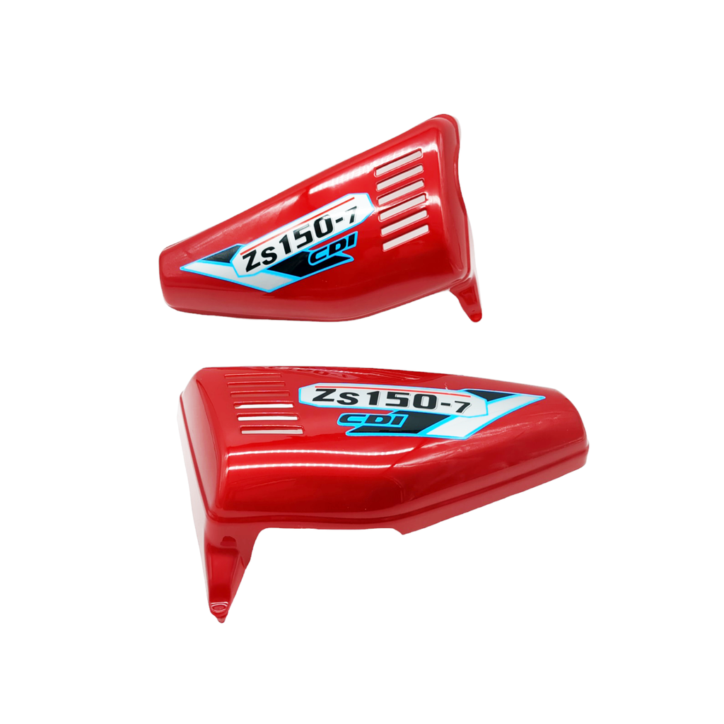 TAPA LATERAL GEN P/ ZS150-7 ROJA