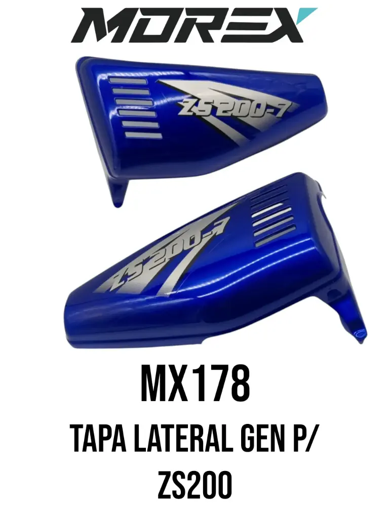 TAPA LATERAL GEN P/ ZS200 AZUL