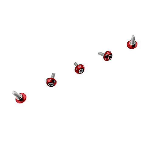 TORNILLO PLACA CONICO ROJO 1X10