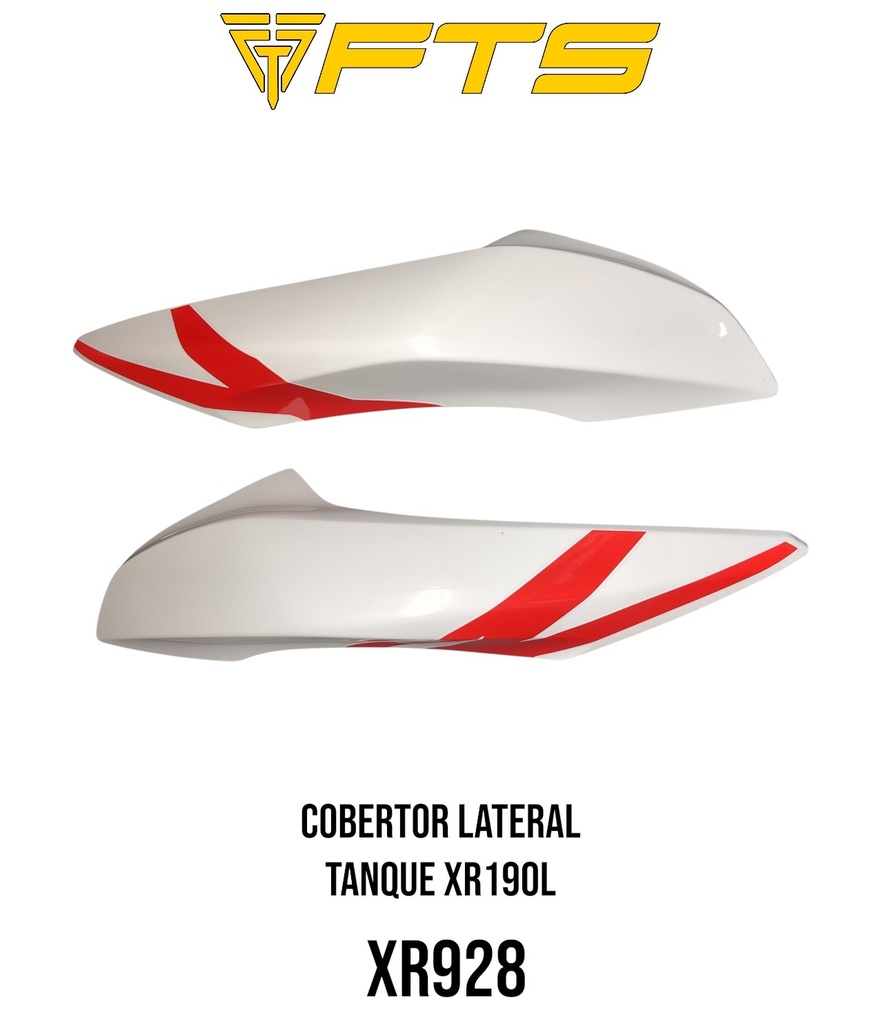 COBERTOR LATERAL TANQUE XR190L BLANCA