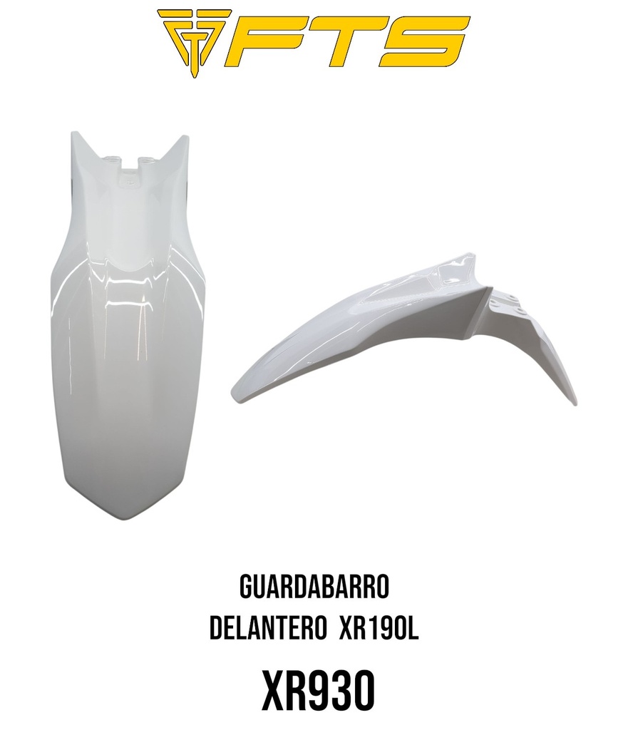 GUARDABARRO DELANTERO  XR190L BLANCO