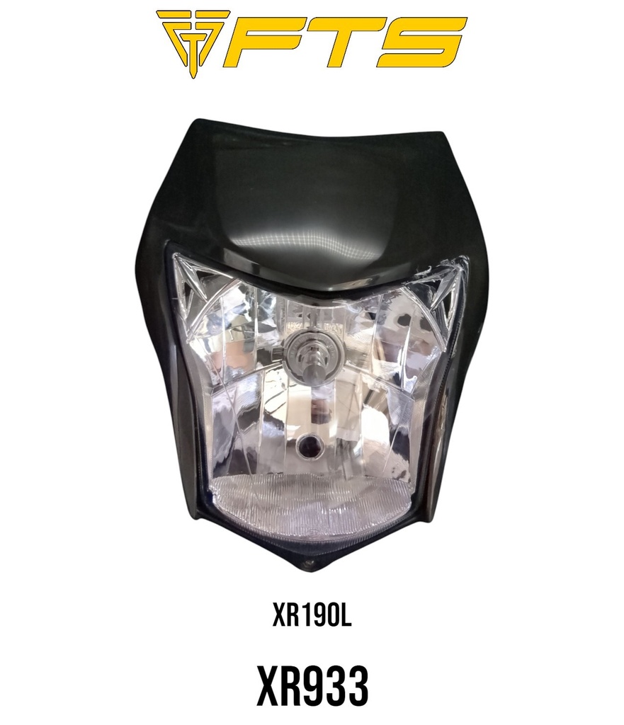 CARETA COMPLETA  XR190L NEGRO