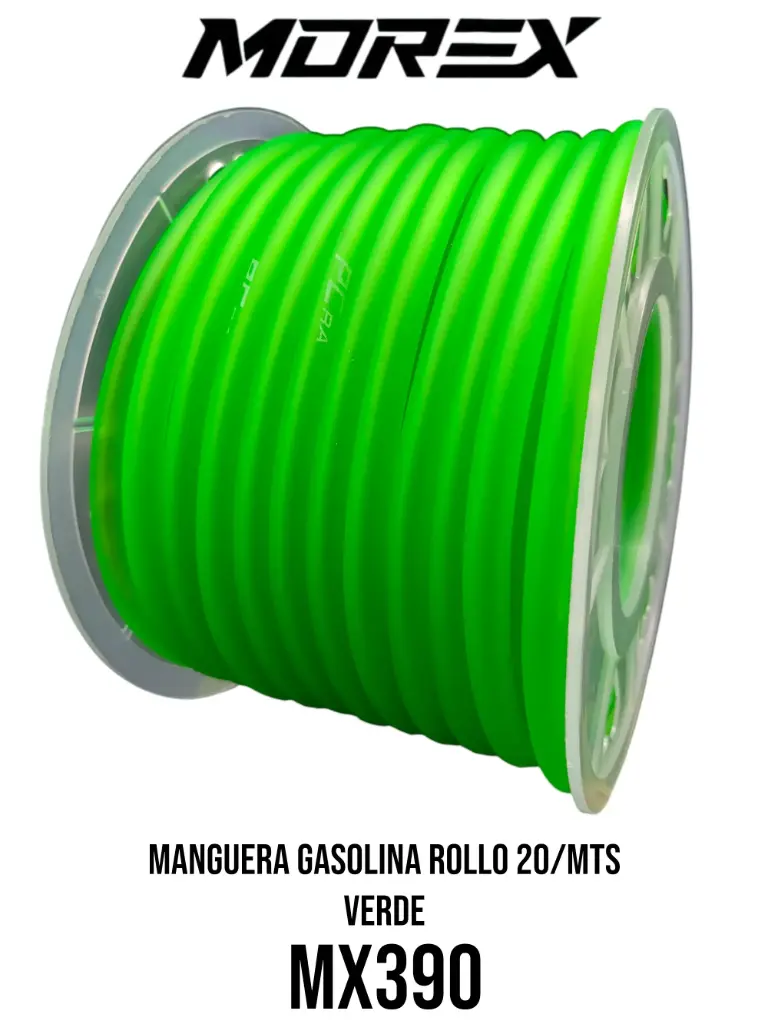 MANGUERA GASOLINA ROLLO 20/MTS VERDE