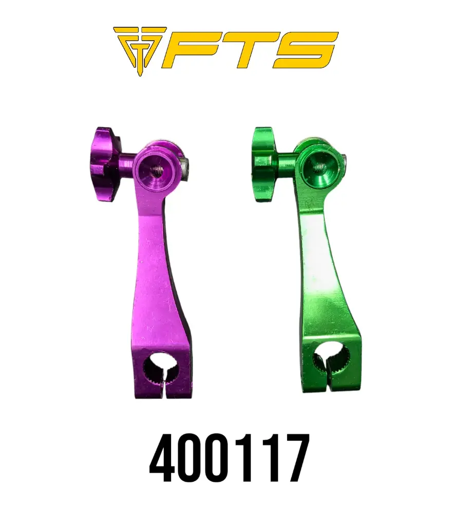 LEVA FRENO TRASERA ALUMINIO AJUSTABLE MORADO/VERDE