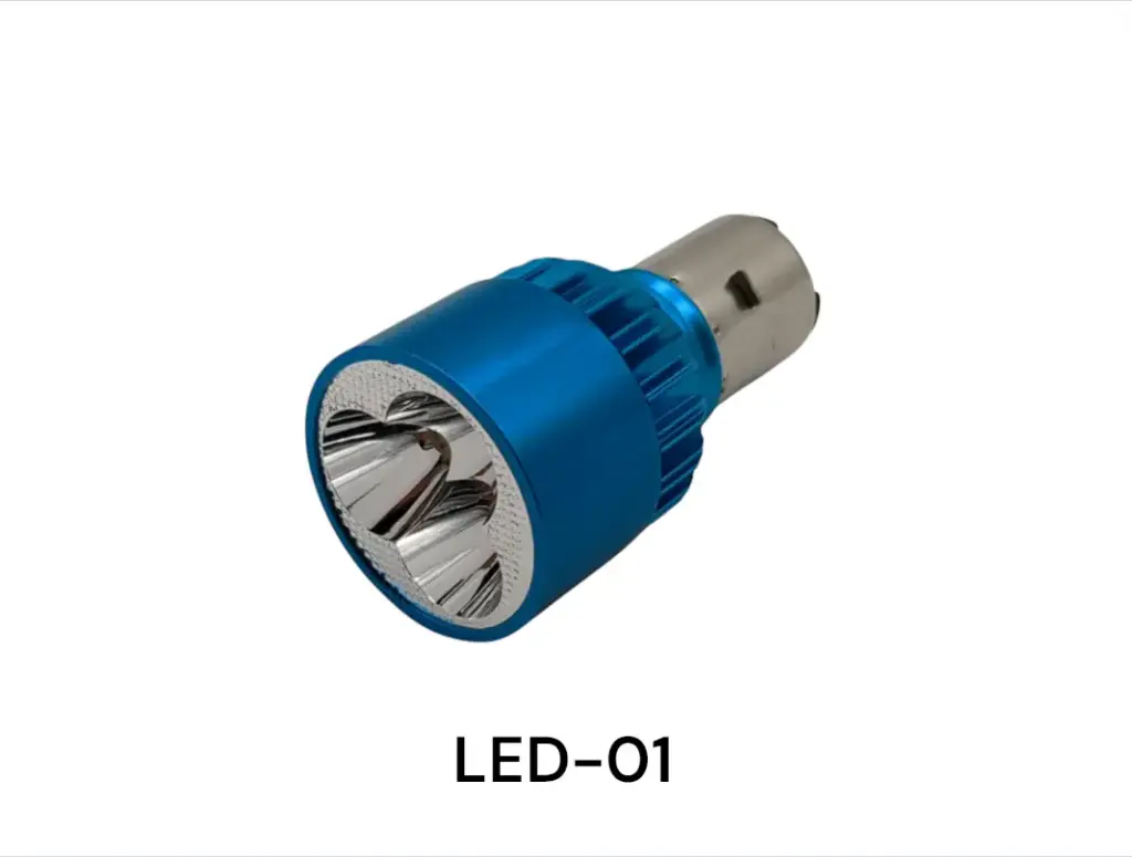 BOMBILLO LED BA20D AZUL