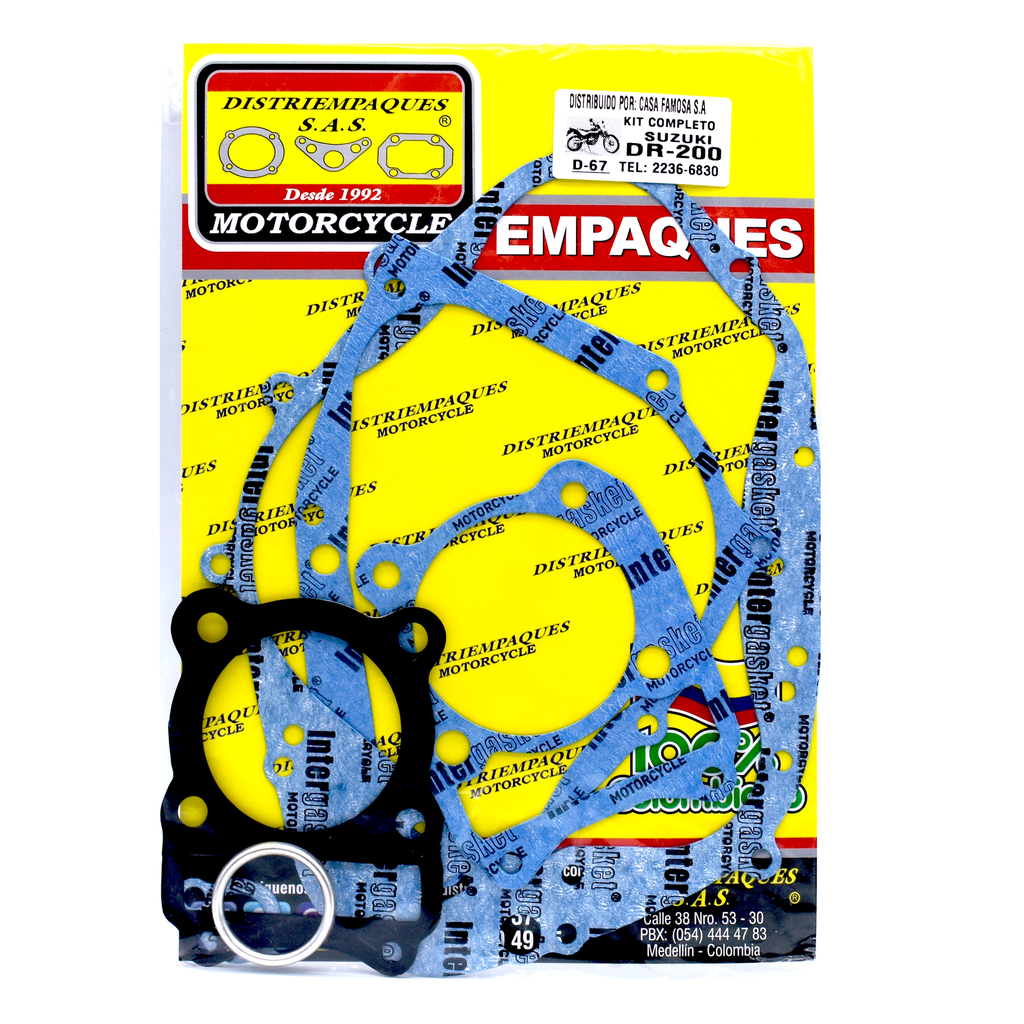 EMPAQUE KIT COMPLETO GEN P/  DR200