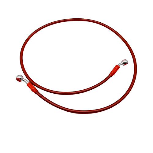 MANGUERA FRENO DELANTERA 1.20CM ROJA