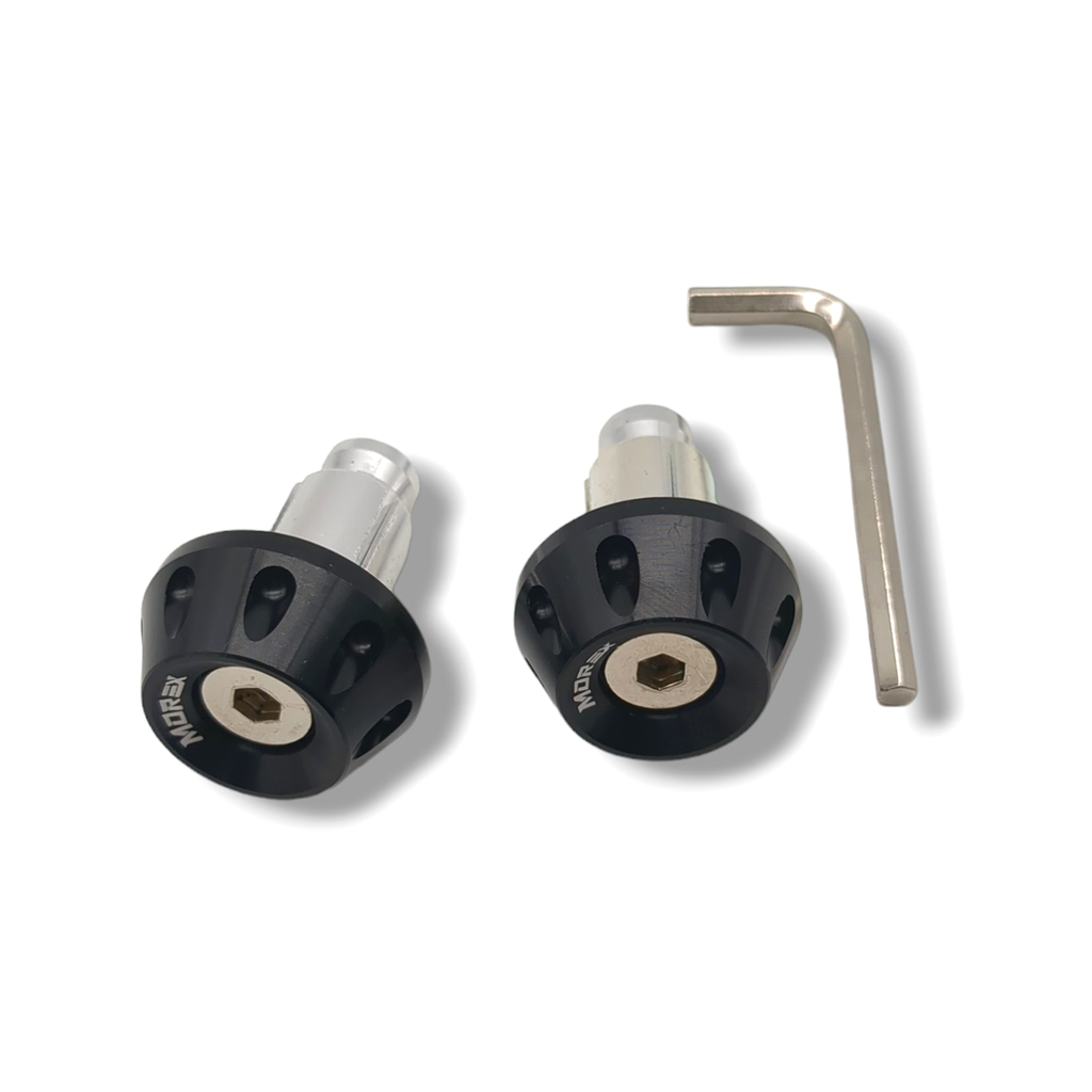 TAPON MANIVELA CONICO /ALUMINIO /NEGRO MOREX