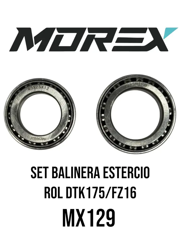 SET BALINERA ESTERCIO ROL DTK175/FZ16 (48X30X12 Y 43X25X12)