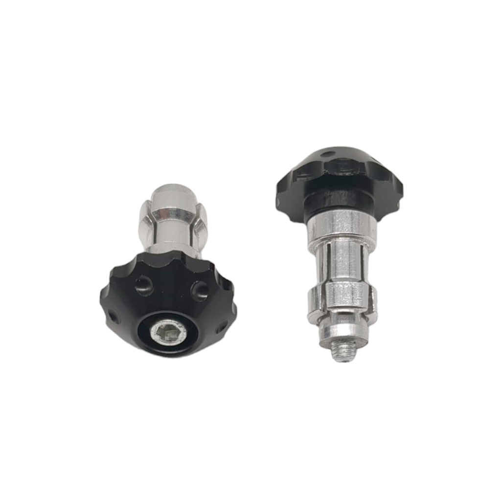 TAPON MANIVELA OVALADA ALUMINIO NEGRO