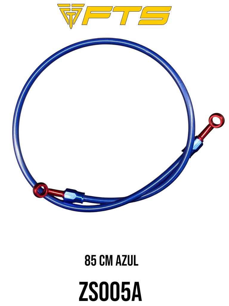 MANGUERA FRENO ZS150 85 CM AZUL