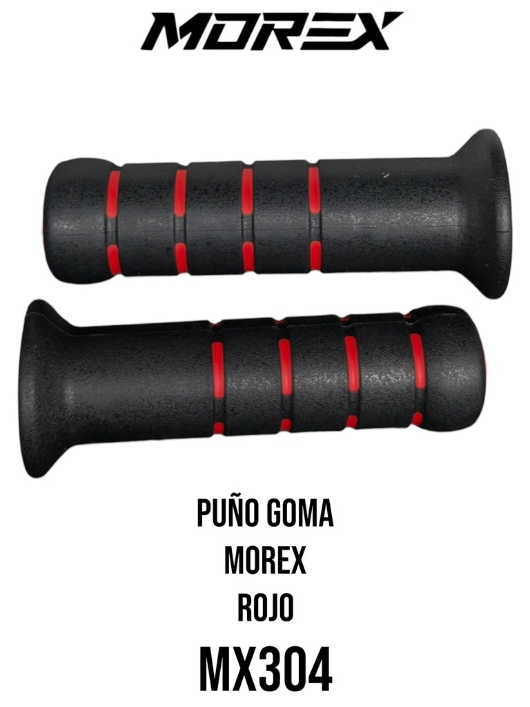 PUÑO GOMA MOREX ROJO