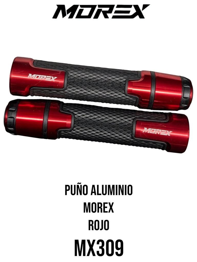 PUÑO ALUMINIO MOREX ROJO