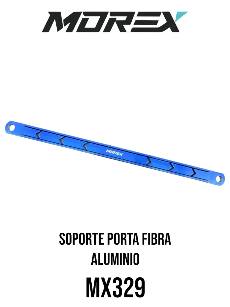 SOPORTE PORTA FIBRA ALUMINIO UNIV AZUL