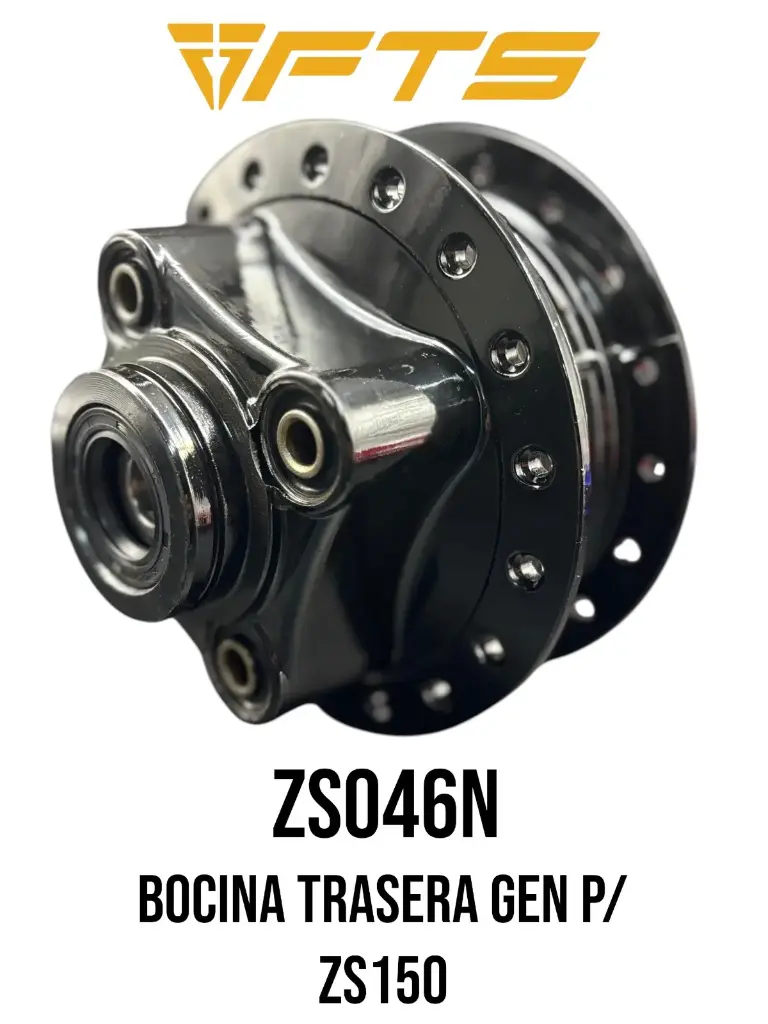 BOCINA TRASERA GEN P/ ZS150 NEGRA