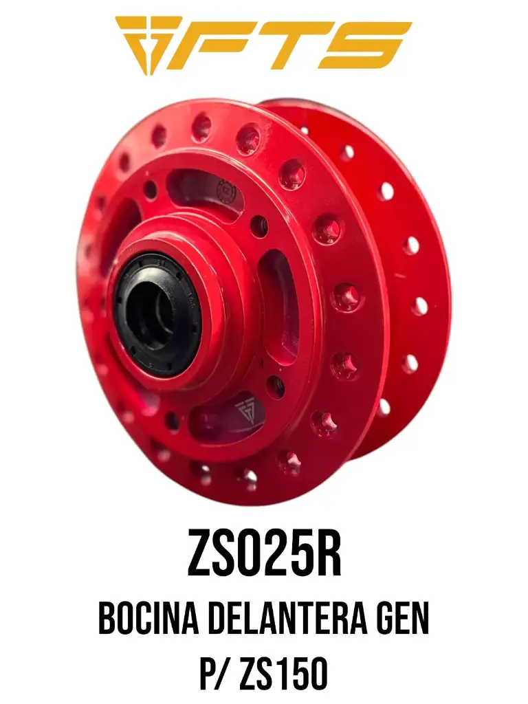 BOCINA DELANTERA GEN P/ ZS200 ROJO