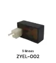 CDI TRANSPARENTE ZYEL-002  CONEC CUADR  5 LINEAS