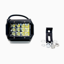 HALOGENO LED 10X7CM 12 LED C/ FLASHEO 3000LM