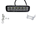 LED BARRA 6 LED NEGRA