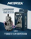 CARBURADOR FLAT POWER RACING 34MM MOREX