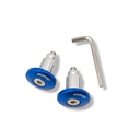 TAPON MANIVELA PLANO /ALUMINIO /AZUL MOREX